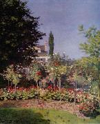 Claude Monet Flowering Garden at Sainte Adresse, china oil painting artist
